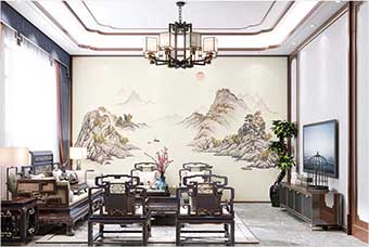 七台河森佰汇航空纤维墙咔（巴山蜀水）