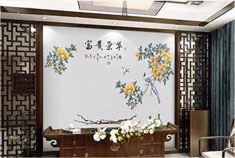 七台河森佰汇航空纤维墙咔（富贵荣华）
