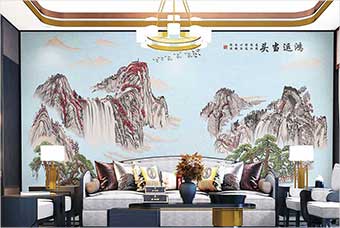 七台河森佰汇航空纤维墙咔（鸿运当头）